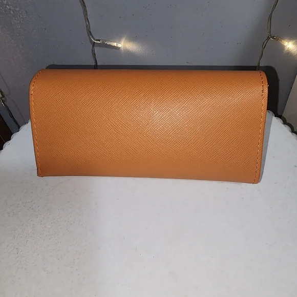 TORY Burch Sunglasses Case burnt orange nwot - Picture 3 of 7